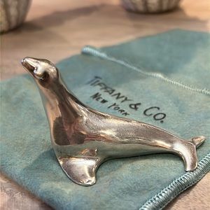 Tiffany & Co VINTAGE Sea Lion Paperweight (AUTHENTIC) Sterling Silver